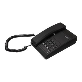 Beetel B11 Corded Landline Phone, Ringer Volume Control, LED for Ring Indication (Black) (B11)