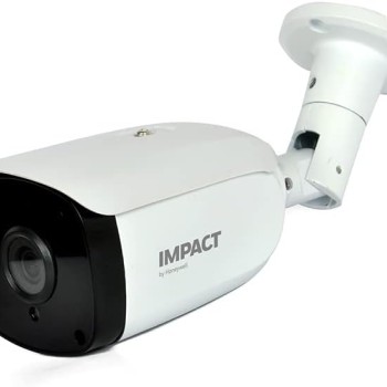 Impact by Honeywell 2MP Outdoor Wired Bullet CCTV Camera,IR Range 20m,Night Vision (I-HABC-2005PI) Security Camera (1 Channel)
