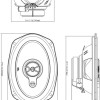 JBL Stage2 9634HI - 600W 6" X 9" (15.2Cm X 23Cm) Three Way Car Speaker with IMPP Cone with PEI Balanced Dome Black