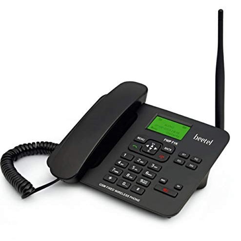 Beetel F1K GSM Fixed Wireless Phone, Support Quad band 2G,LCD Display,Speed Dial,Two way Speaker phone & Adjustable Volume,Supports Hotline
