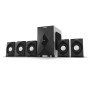 PHILIPS MMS5634/94 5.1 Bluetooth Speaker System for Home, 100W Multimedia Speakers with Powerful woofer, Wireless Audio (Black)