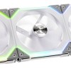 Lian Li UNI Fan SL120 3 Pack White - with Controller (ARGB 120mm LED PWM Daisy-Chain) 12UF3W