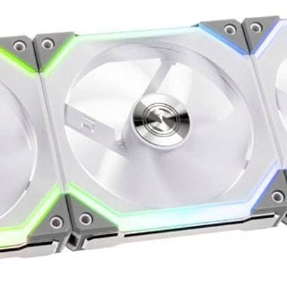 Lian Li UNI Fan SL120 3 Pack White - with Controller (ARGB 120mm LED PWM Daisy-Chain) 12UF3W
