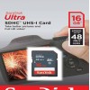 SanDisk Ultra SDHC UHS-I Card, 16GB, Speed up to 48 MB/s, Class 10