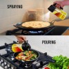Solara Air Fryer 4.5L with 500ml 2-in-1 Glass Oil Sprayer, Set of 6 Silicone Basket, 360 High Speed Air Circulation, Air Fryer (4.5 L)