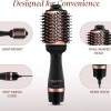 URBANYOG MakeMeeBold Hot Air Brush for Women | Dryer, Volumizer, and Straightener Hair Dryer (1200 W, Gold Black)