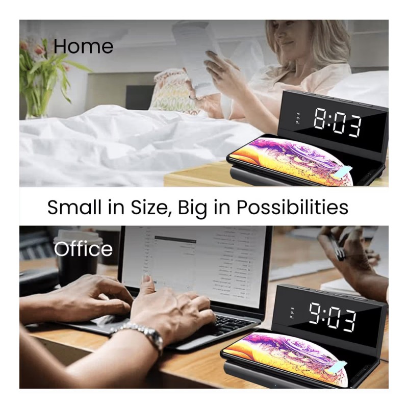 Portronics Freedom 4A Desktop Wired & Wireless Charging Pad