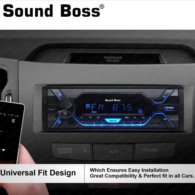 Sound Boss SB-3257U Charge Pro+ DUAL USB/Bluetooth/FM/AUX/SD/UNIV