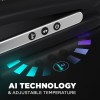 Ikonic Professional Women Hair Straightener with Auto ShutOff Technology Slim Titanium Shine 2.0 Hair Straightener (Black)
