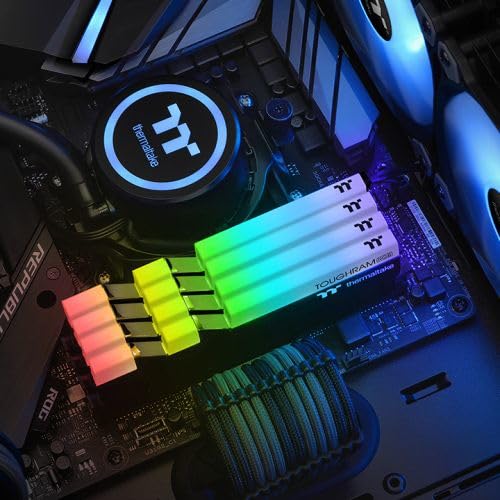 Thermaltake TOUGHRAM RGB 16GB (8GB x 2) 3200 MHz DDR4 Desktop Gaming Memory (R009D408GX2-3200C16A)