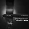 Ikonic Professional Women Hair Straightener with Auto ShutOff Technology Slim Titanium Shine 2.0 Hair Straightener (Black)