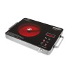 USHA IR2200TCB Infrared Induction Cooktop with grill | 2200 Watts | 11 Power Level | 4 Preset Menu | Feather Touch Controls Black