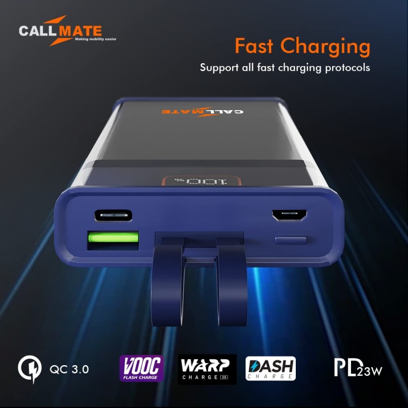 Call mate Callmate 23W Power Bank (Transparent, Lithium Polymer) C-Thru DX135