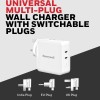 Honeywell Zest Charger GaN 65W, BIS Certified, 2xType C PD 3.0 Ports, Equipped with Switchable Plugs HC000026/CHG/GAN/WHT/65W