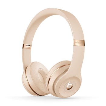 Beats Solo3 Wireless On-Ear Headphones - Satin Gold (Latest Model)