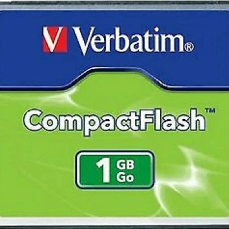 Verbatim 47010 1GB Compact Flash CF Card for CNC Machine
