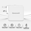 Honeywell Zest Charger GaN 65W, BIS Certified, 2xType C PD 3.0 Ports, Equipped with Switchable Plugs HC000026/CHG/GAN/WHT/65W
