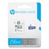 HP Micro SD Card 256GB with Adapter U3 A1 V30 (Purple)