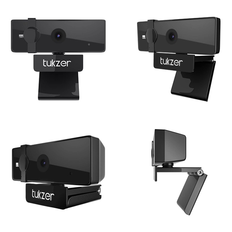 Tukzer 2.1 MP Full HD 1080P Web Camera, CMOS Webcam with Microphone| (C01-Black)