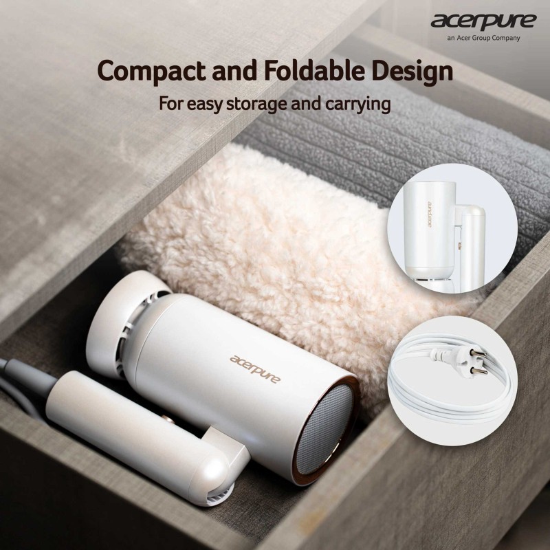 Acerpure Beauty Ionic | Ultra Quick Dry | 3 Speed Cool Shot
