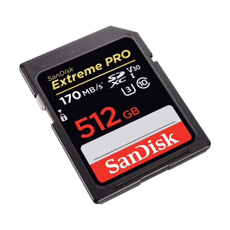 SanDisk 512GB Extreme PRO SDXC UHS-I Card - C10, U3, V30, 4K UHD, SD Card - SDSDXXY-512G-GN4IN