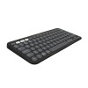 Logitech Pebble Keys 2 K380s, Multi-Device Bluetooth Wireless Keyboard with Customisable Shortcuts - Tonal Black