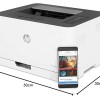 HP Colour Laser 150nw Wireless Color Laser Printer with Built-in Ethernet and WiFi-Direct, Smallest Color Laser in its Class