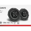 Sony Car Speaker XS-FB162E 16 cm (6.5 inch) 2-Way Coaxial Speakers (Black), Peak Power - 260W, RMS POWER - 45W, RATED POWER - 40W