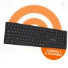 Amazon Basics Wireless Keyboard and Mouse Combo | 1000 DPI Mouse | 104 Rounded Silent Keys