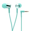 Sony MDR-EX155AP Wired in Ear Headphones with Tangle Free Cable, 3.5mm Jack, Headset with Mic for Phone Calls - (Mint Blue)
