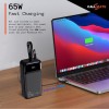 Call mate Callmate 30000 mAh 65 W Power Bank (Black, Lithium Polymer, Fast Charging, Power Delivery 3.0, Quick Charge 3.0 for Laptop, Mobile)