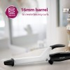 Philips Hair Curler with 16MM Barrel | Ceramic Coated Barrel for Long-Lasting  BHB862/00, Black