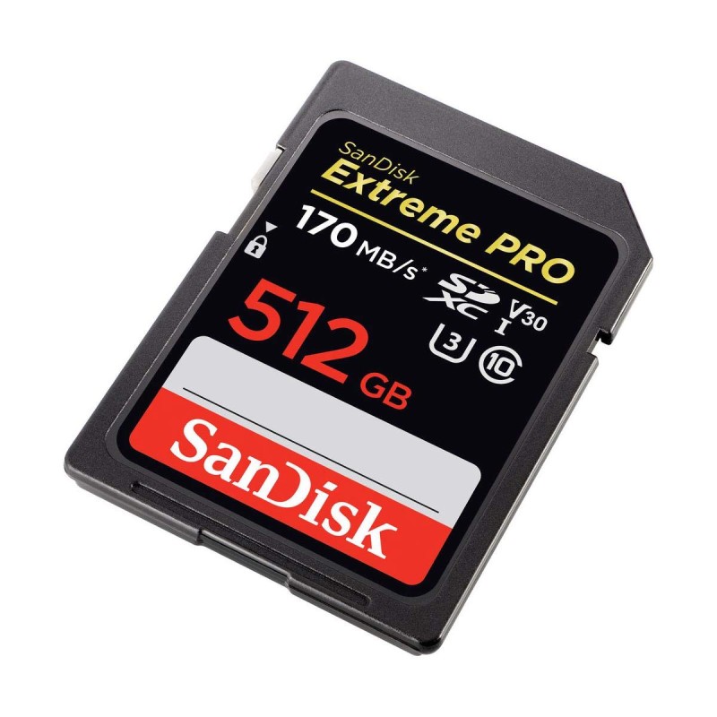 SanDisk 512GB Extreme PRO SDXC UHS-I Card - C10, U3, V30, 4K UHD, SD Card - SDSDXXY-512G-GN4IN