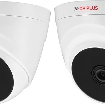 CP PLUS 1MP Full HD IR Dome Camera | 1/4.5'' 1MP PS CMOS Image Sensor - CP-USC-DC10PL2-V2-0360 (Pack of 2)