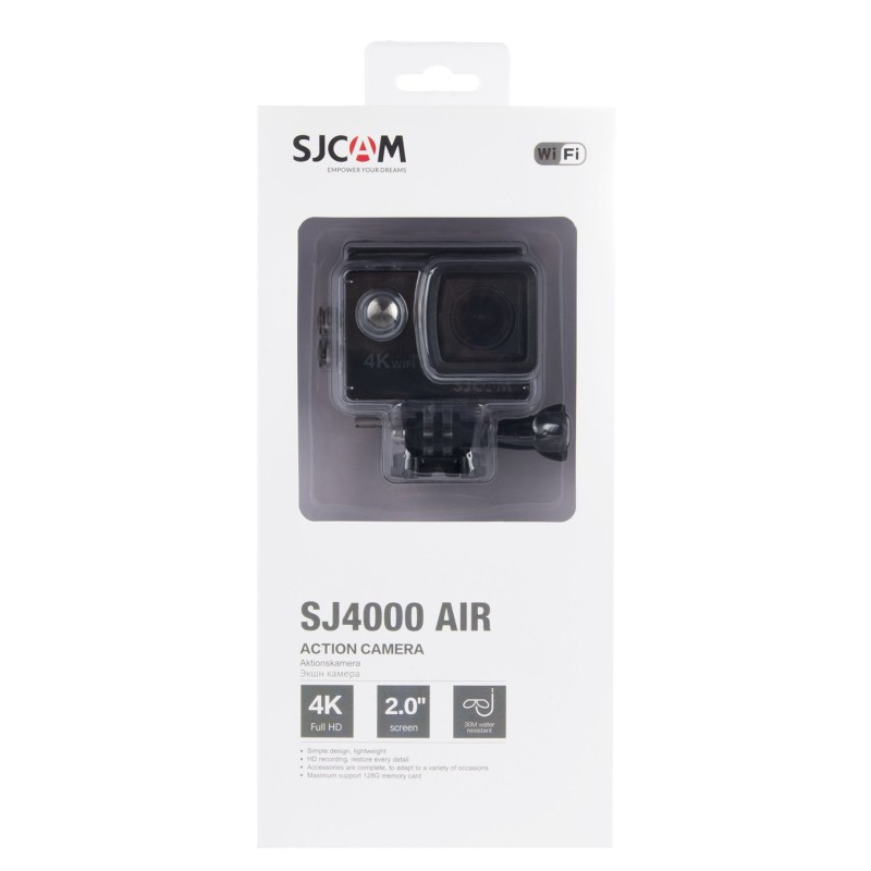 SJCAM SJ4000 Air 16MP Optical 4K Full HD WiFi Sports Action Camera 170°Wide FOV 30m Waterproof DV Camcorder-Black