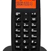 Hola Tc 700 Cordless 2.4Ghz Landline Phone with Caller Id Display Black