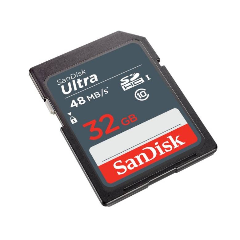 Sandisk 32GB SD Class 10 SDHC 48MB/s Flash Memory Card (sdsdunb-032g-gn3in)