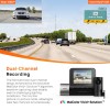70mai A510 HDR 3K Dual Channel Dash Cam, STARVIS 2 IMX675 Sensor, ADAS, Built-in GPS Logger, Route Recorder, MaiColor Vivid+ with Night Owl Vision, App Playback & Share, Optional Parking Monitoring