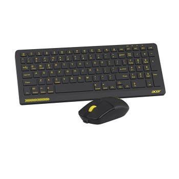 Acer ZenKeys Duo Wireless Keyboard & Mouse Combo | 2.4 GHz + Bluetooth | Rechargeable 500 mAh Type-C | 99-Key Silent Keyboard