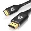 4K DisplayPort to Mini HDMI Cable 3FT, DP to Mini HDMI Male Video UHD 1440P/2K@120Hz,4K@30 Nylon