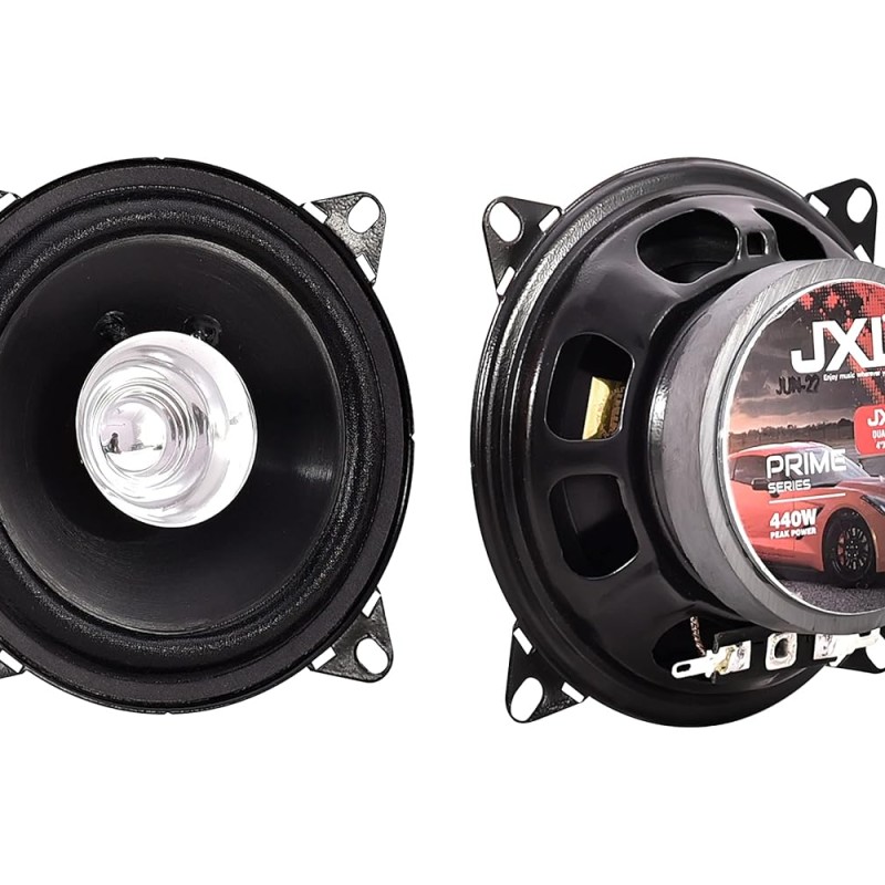 JXL 1015-4 inch Dual Cone Car Speaker Dual Cone 440W Coaxial Car Speaker (440 W)