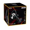 Ant Esports GW190 Race Steering Wheel, Universal USB I 270 Degree rotation with 2 Large Pedals and Shifter Compatible Black Silver