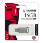 Kingston DataTraveler 16GB USB 3.0 Flash Drive (Silver and Green)