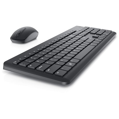 Dell KM3322W Wireless USB Keyboard and Mouse Combo, Anti-Fade & Spill-Resistant Keys - Black