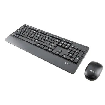 Acer PalmEase Wireless Keyboard & Mouse Combo with Palm Rest | 2.4GHz, 1600 DPI, Co-Pilot Key, Rupee ₹ Symbol Black