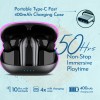 pTron Basspods Encore Quad Mic ENC TWS Earbuds with 50H Playtime, Immersive Sound, in-Ear Bluetooth 5.3 Headphones