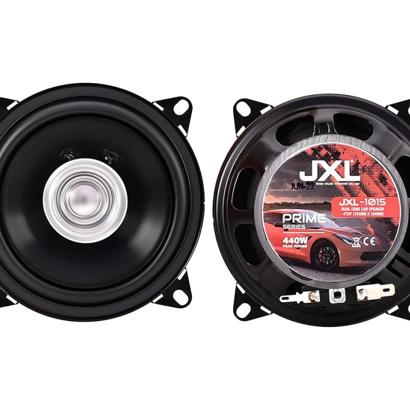 JXL 1015-4 inch Dual Cone Car Speaker Dual Cone 440W Coaxial Car Speaker (440 W)