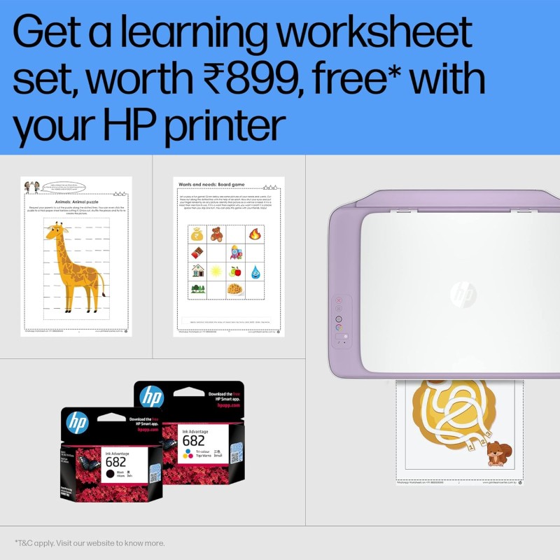 HP Deskjet 2331 Colour Printer, Scanner and Copier for Home/Small Office