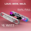 Boom X Pro 16W Party Speaker with Upto 8Hr Music, Clear Sound, Multi-Compatibility - Just White