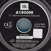JBL A1500Hi Subwoofer 1500W High Power Car Subwoofer Speaker, Deep Bass Performance, High Efficiency Audio, Durable Build, Ideal for Car Audio